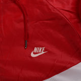 Nike  Hooded Full Zip Up Windbreaker Jacket Large Red