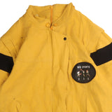 We Soirt  Back Zip Front Zip Bomber Jacket Small (missing sizing label) Yellow