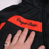 Columbia  Oregon State Full Zip Up Sweatshirt Large Black