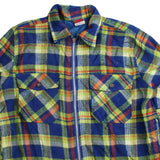 Palmettos  Long Sleeve Check Button Up Shirt Small Blue