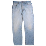Levi's  505 Denim Light Wash Regular Fit Jeans / Pants 38 Blue