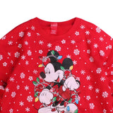 Disney Christmas Mickey Mouse Sweatshirt Women's Medium Red