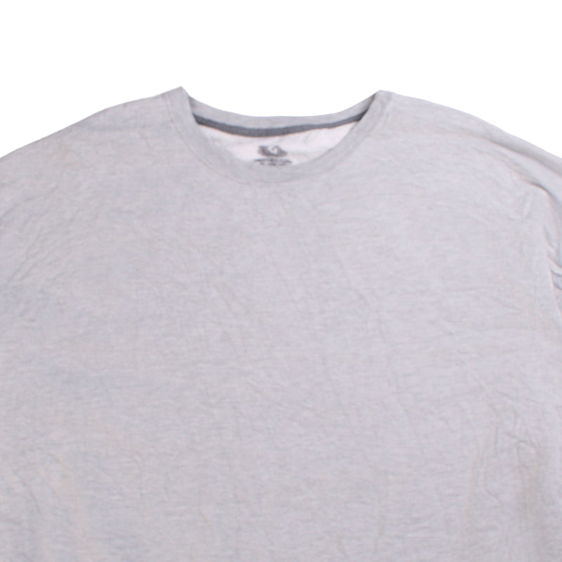Fruit of Loom Crewneck Heavyweight Plain Sweatshirt Men's XXXX-Large (4XL) Grey