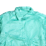 Campus  Lightweight Full Zip Up Windbreaker Jacket Large Green