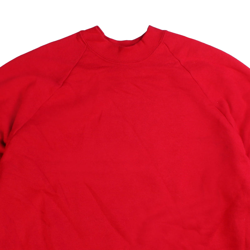 Fruit of the Loom  Plain Heavyweight Crewneck Sweatshirt XLarge Red