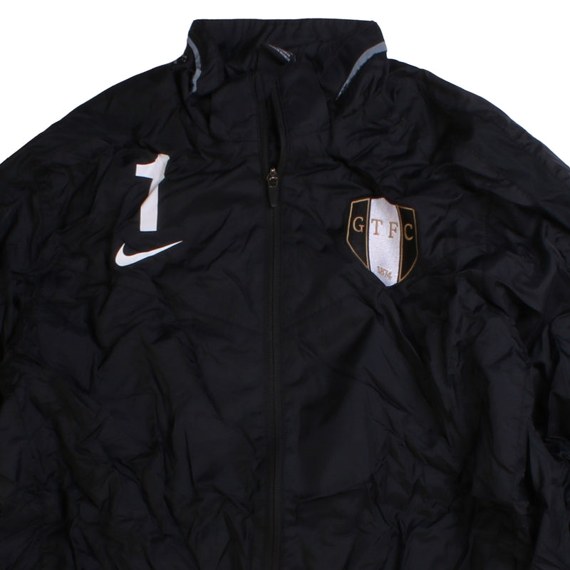 Nike  GTFC Football Full Zip Up Windbreaker Jacket XLarge Black
