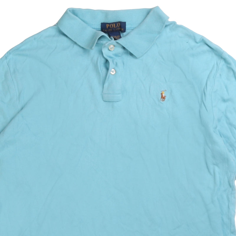 Polo Ralph Lauren  Short Sleeve Button Up Polo Shirt XLarge Blue