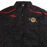 Umbro  Football Full Zip Up Puffer Jacket XLarge Black