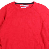 Tommy Hilfiger  Knitted Crewneck Jumper / Sweater Large Red