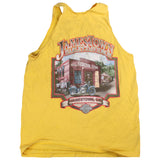 Harley Davidson  Jamestown Back Print Vest T Shirt XLarge Yellow