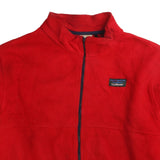 L.L.Bean  Full Zip Up Fleece Jumper Large Red