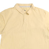Chaps Ralph Lauren  Short Sleeve Button Up Polo Shirt Large Yellow
