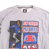 Starter  NFL New England Patriots 1997 Sweatshirt XLarge Grey