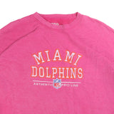 Time & Tru  Miami Dolphins NFL Sweatshirt Large Pink