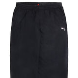 Puma  Elasticated Waistband Drawstrings Joggers / Sweatpants Large Black