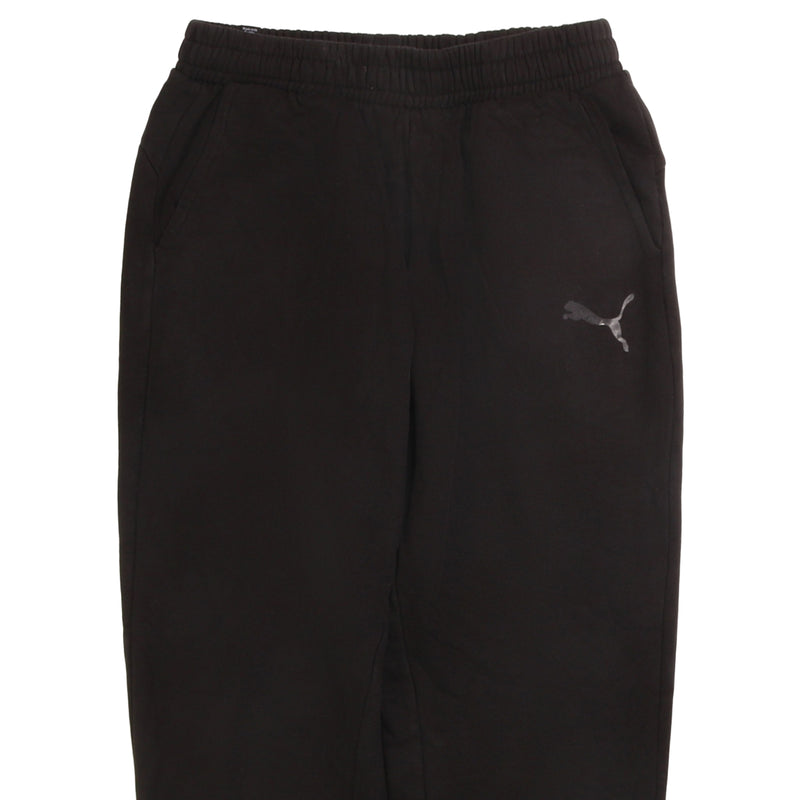 Puma  Elasticated Waistband Drawstrings Joggers / Sweatpants Medium Black