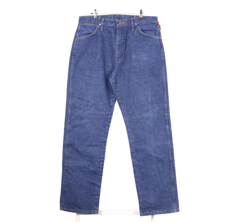 Wrangler 90's Denim Straight Leg Jeans 34 Blue