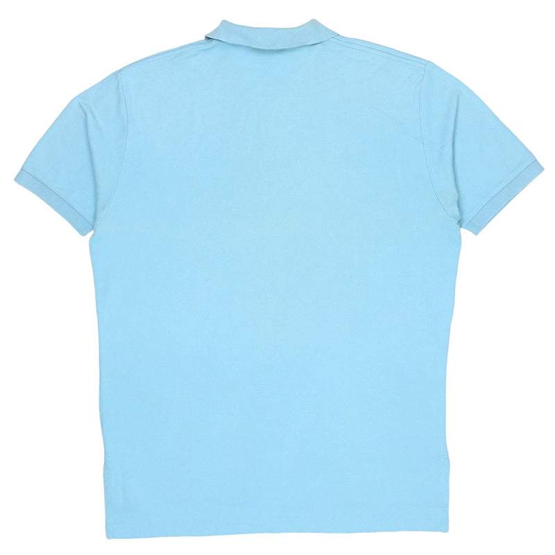 Ralph Lauren 90's Short Sleeve Button Up Shirt Large Blue