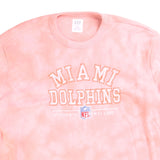 Gap  Miami Dolphins NFL Tie Dye Sweatshirt Medium Pink