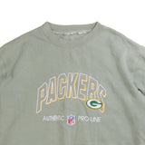 NFL  Green Bay Packers Crewneck Sweatshirt Small (missing sizing label) Green