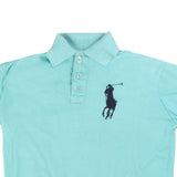 Polo Ralph Lauren  Short Sleeve Button Up Polo Shirt XLarge Turquoise Blue Green
