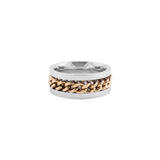 Gold / Silver / Black Chain Ring
