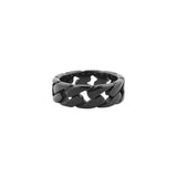 Silver / Gold / Black Chain Link Ring
