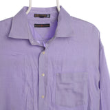 Tommy Hilfiger 90's Button Up Long Sleeve Plain Shirt XXLarge (2XL) Blue