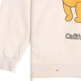 Gildan 90's Crewneck Winnie The Pooh Sweatshirt Medium White