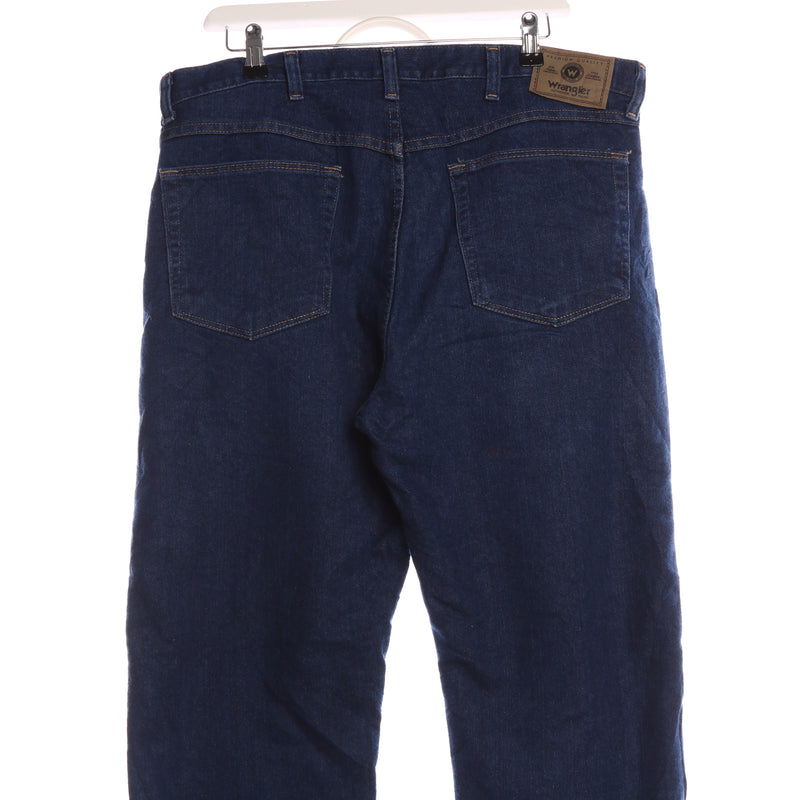 Wrangler 90's Denim Slim Straight Jeans 36 x 34 Navy Blue