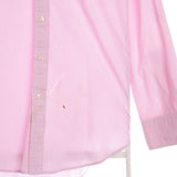 Ralph Lauren 90's Printed Long Sleeve Button Up Shirt 15.5 Neck (Small) Pink