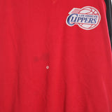 NBA 90's Los Angles Clippers Crewneck Sweatshirt XLarge Red