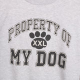 Jerzees 90's Property Of My Dog Sweatshirt XLarge Grey