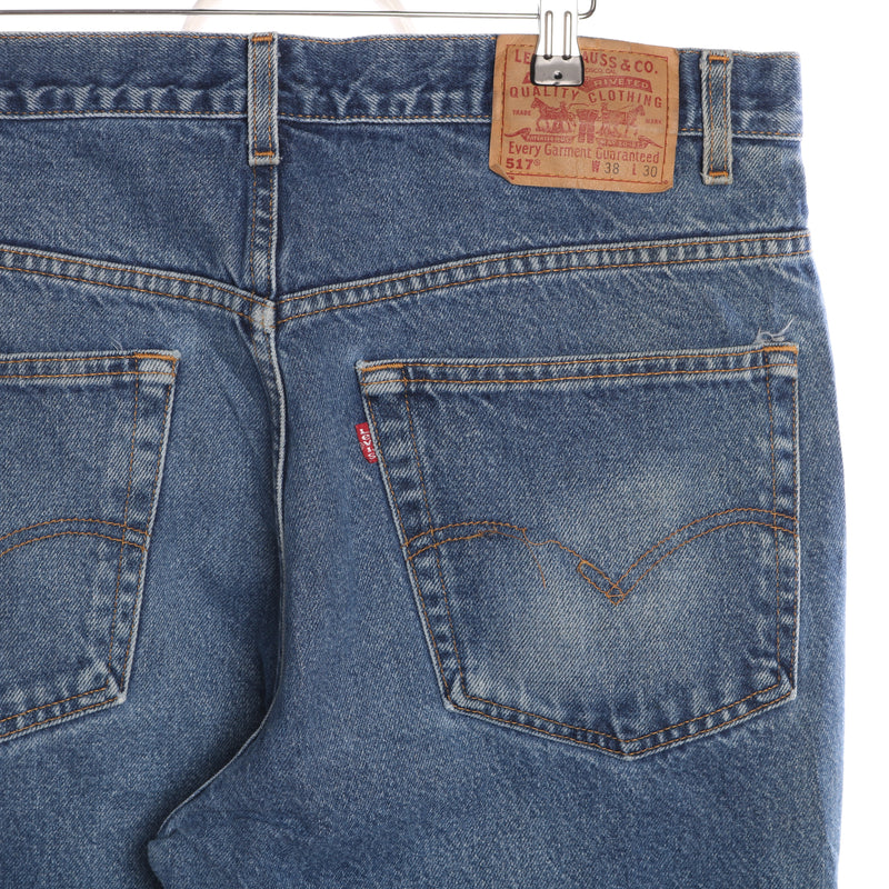 Levi's 90's 517 Denim Straight Relaxed Fit Jeans 38 x 30 Blue