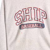 Lee 90's Ship Baseballl Heavyweight Crewneck Sweatshirt XLarge Grey