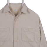 Uniqlo 90's Corduroy Long Sleeve Button Up Shirt XSmall White