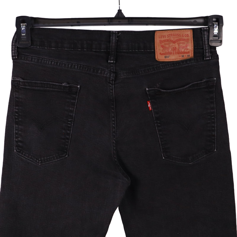 Levi's 90's 514 Slim Straight Leg Denim Jeans / Pants 32 Black