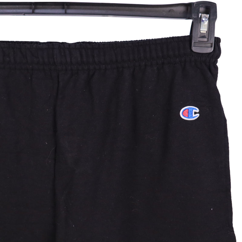 Champion 90's Elasticated Waistband Drawstrings cuffed Trousers / Pants Medium Black