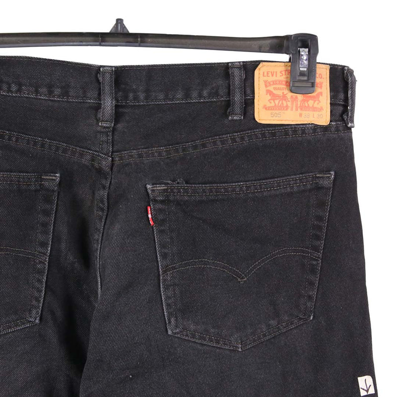 Levi's 90's 505 Baggy Denim Jeans / Pants 38 Black