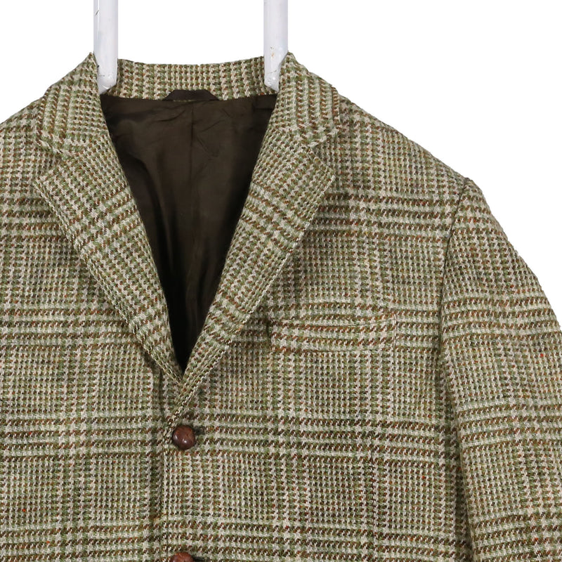 Harris Tweed 90's Tweed Wool Jacket Blazer 40 Green