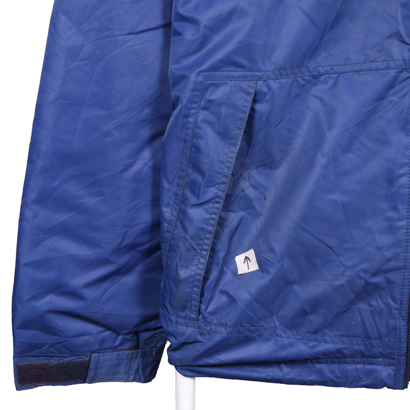 Nike 90's Full Zip Up Swoosh Windbreaker XLarge (missing sizing label) Blue