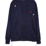 Polo Ralph Lauren 90's Crewneck Knitted Joggers / Sweatpants XXLarge (2XL) Navy Blue