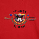 Mickey & Co 90's Mickey Mouse Crewneck Sweatshirt Medium Red