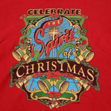 The Spirit Of Christmas 90's Pullover Crewneck Sweatshirt XLarge (missing sizing label) Red