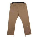 Levi's 90's 501 Denim Regular Fit Jeans / Pants 40 Beige Cream