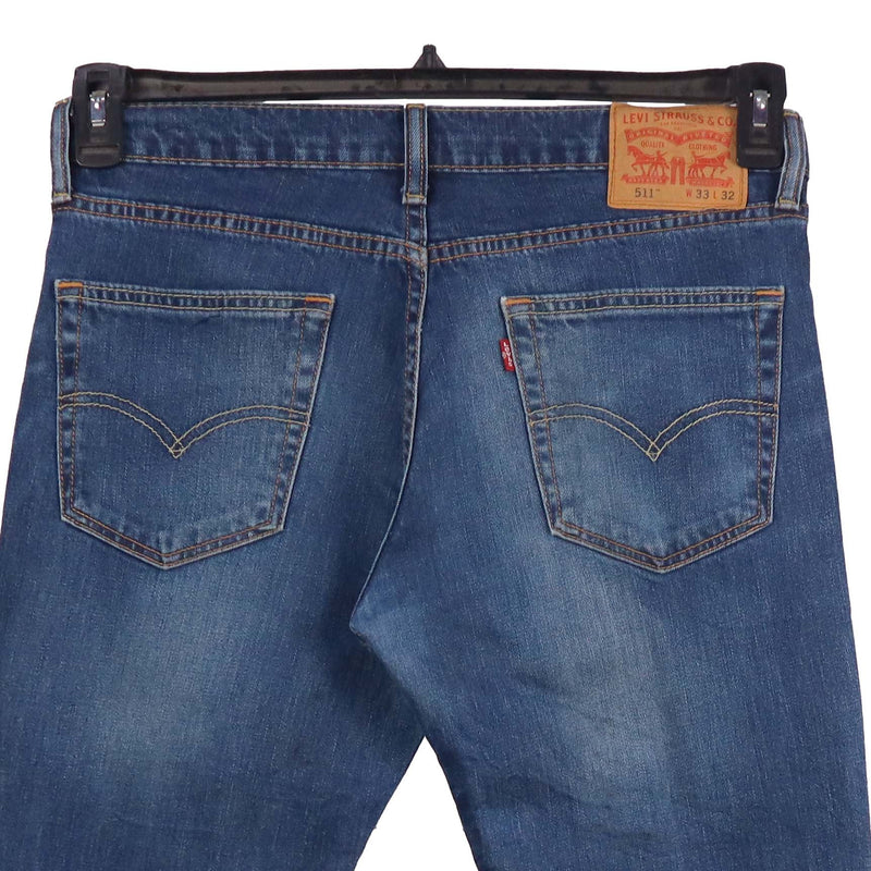 Levi's 90's 511 Denim Slim Fit Jeans / Pants 32 x 30 Blue