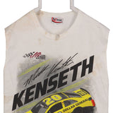 Chase Authentics 90's Nascar Sleeveless Vests Large White