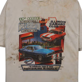 Gildan 90's NASCAR Short Sleeve Crewneck T Shirt XLarge White