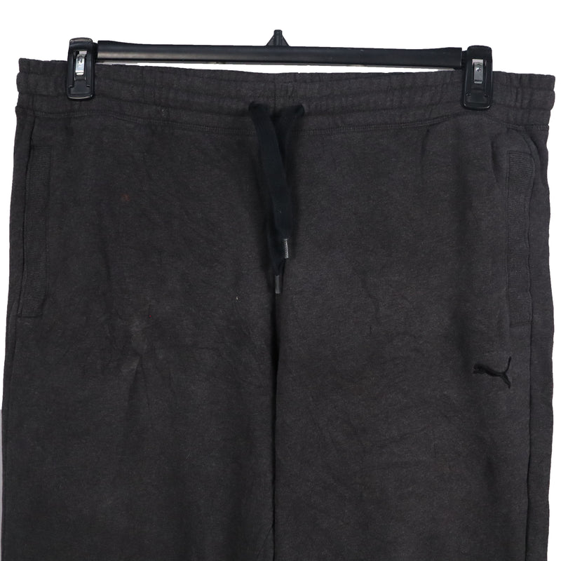 Puma 90's Elasticated Waistband Drawstrings Trousers / Pants Large Grey