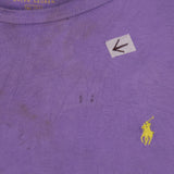 Polo Ralph Lauren 90's Short Sleeve Crewneck T Shirt XLarge Purple
